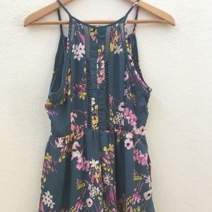 Floral Romper with Pockets